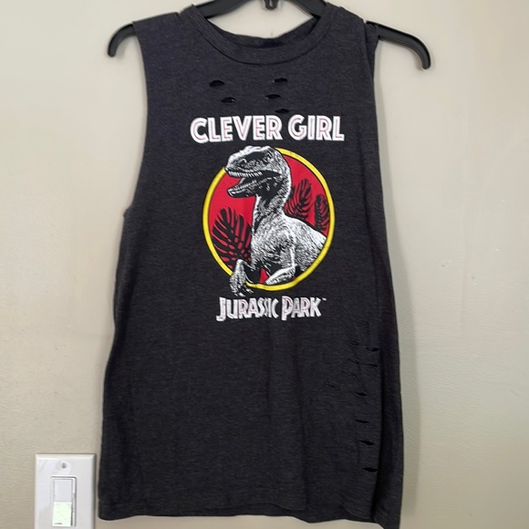 Tops - Jurassic Park Clever Girl tank top size small